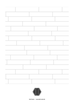 Running brick bond mix